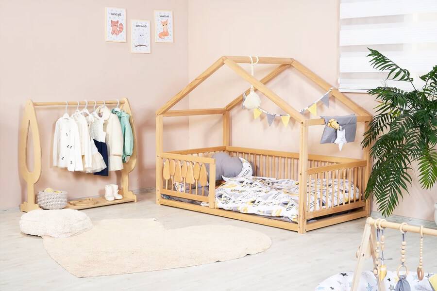 room baby bed montessori