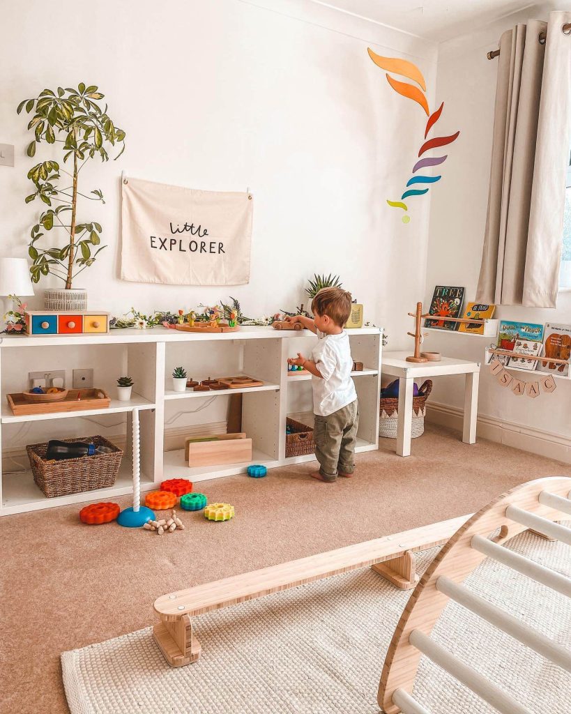 adventurous montessori playroom retreat