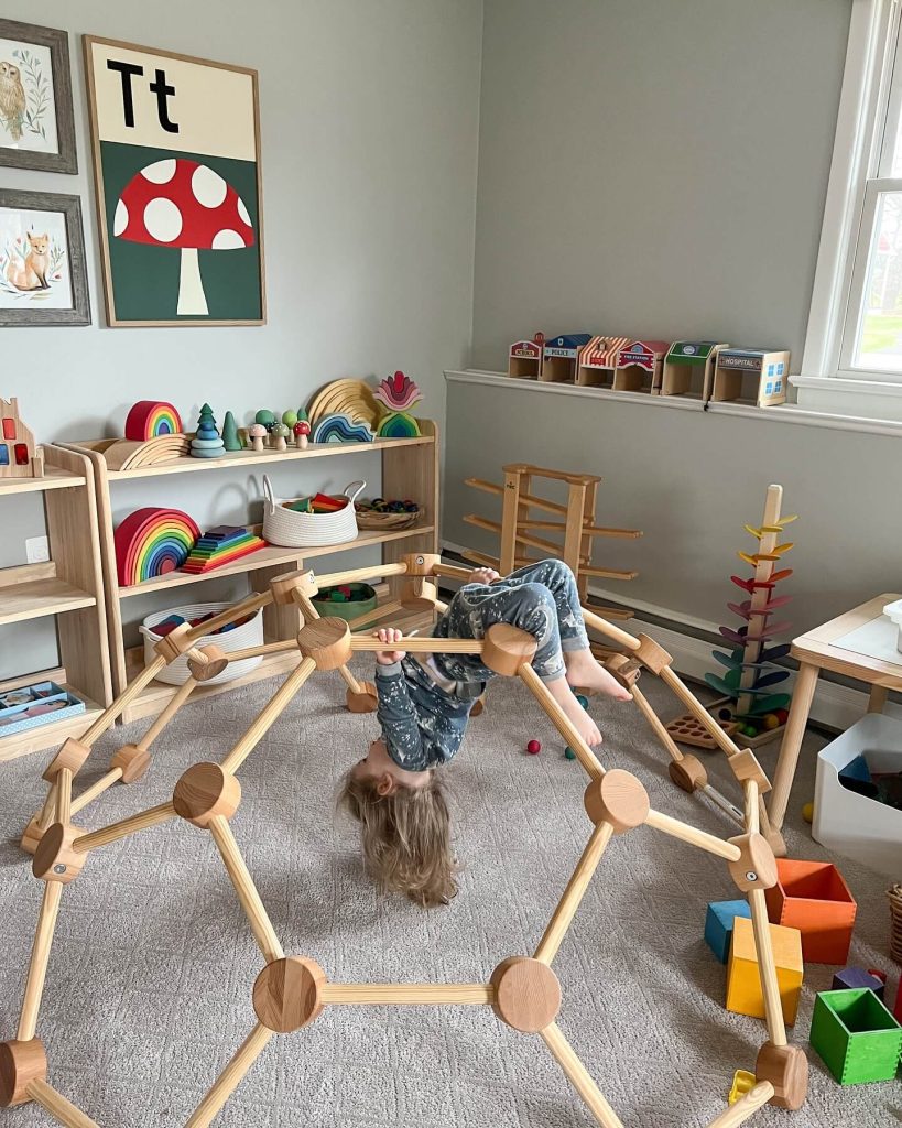 engaging montessori playroom