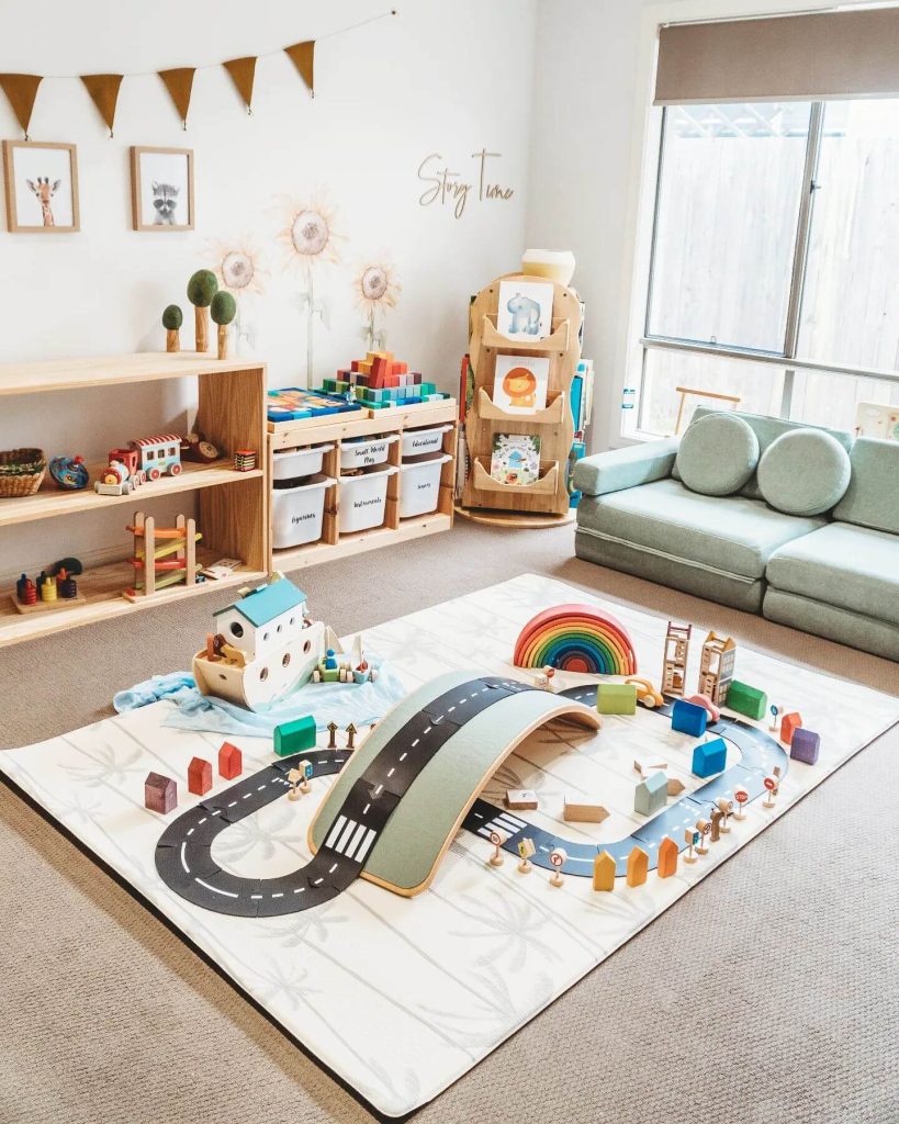 vibrant montessori playroom adventure