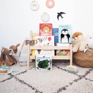 Montessori IKEA Bergig bookshelf